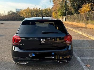 Usata VW Polo R-line 95 CV (69 kW) 2020 Nero Berlina