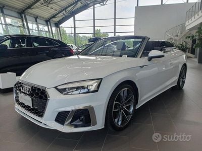 Usata Audi A5 S-Line 204 CV (150 kW) 2024 Bianco Cabrio