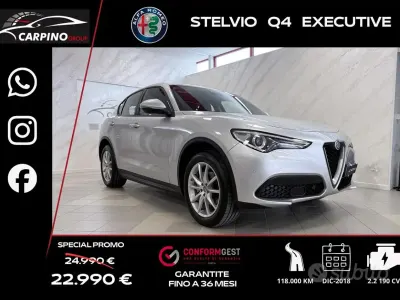 Usata Alfa Romeo Stelvio Executive 190 CV (139 kW) 2018 Grigio SUV