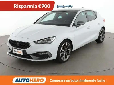 Usata Seat Leon FR 150 CV (110 kW) 2023 Bianco Berlina