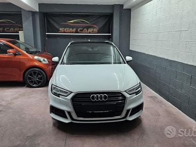 Usata Audi A3 S-Line 116 CV (85 kW) 2017 Bianco Berlina