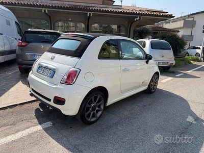 Usata Fiat 500C Lounge 69 CV (50 kW) 2013 Bianco Cabrio
