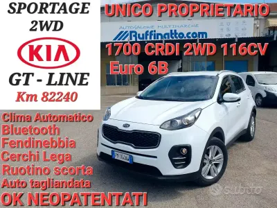 Usata Kia Sportage GT-Line 116 CV (85 kW) 2017 Bianco SUV