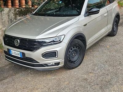 Usata VW T-Roc Cabriolet R-line 150 CV (110 kW) 2021 Grigio Cabrio