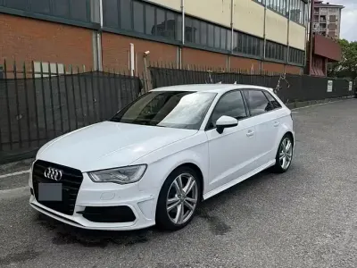 Usata Audi A3 S-Line 150 CV (110 kW) 2017 Bianco Berlina