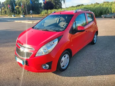 Usata Chevrolet Spark LS 68 CV (50 kW) 2010 Rosso Utilitaria