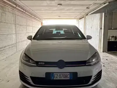 Usata VW Golf VII GTD 184 CV (135 kW) 2015 Bianco Berlina