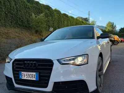 Usata Audi A5 177 CV (130 kW) 2014 Bianco Coupé