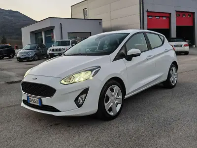 Second-hand Ford Fiesta Titanium 86 CP (63 kW) 2020 Alb Hatchback