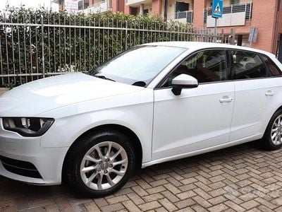 Usata Audi A3 Ambition 110 CV (80 kW) 2015 Bianco Berlina