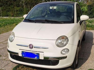 Usata Fiat 500 Lounge 69 CV (50 kW) 2009 Bianco Cabrio