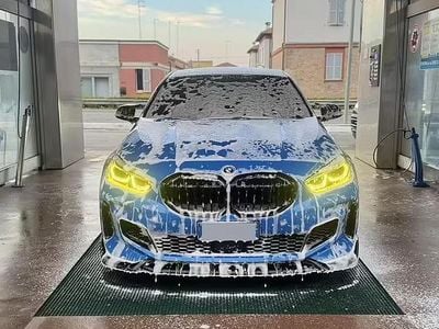 Begagnad BMW M135 Comfort Edition 306 HK (225 kW) 2019 Blå Halvkombi