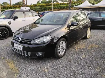 Usata VW Golf VI Highline 105 CV (77 kW) 2010 Nero Utilitaria