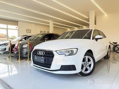 Usata Audi A3 Sport 116 CV (85 kW) 2018 Bianco Berlina