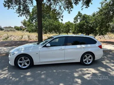 Usata BMW 318 Sport Line 143 CV (105 kW) 2013 Bianco Station wagon
