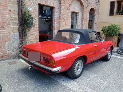 Usata Alfa Romeo GT Junior 1970 Rosso Cabrio