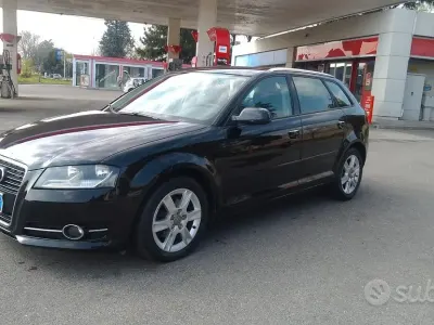 Usata Audi A3 90 CV (66 kW) 2012 Nero Utilitaria