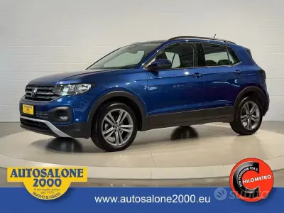 Usata VW T-Cross Style 110 CV (80 kW) 2022 Blu SUV