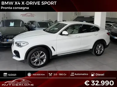 Usata BMW X4 M Sport 190 CV (139 kW) 2021 Bianco SUV