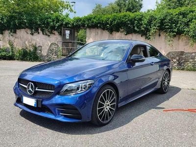 Usata Mercedes C300 Premium Plus 245 CV (180 kW) 2020 Blu/azzurro Coupé