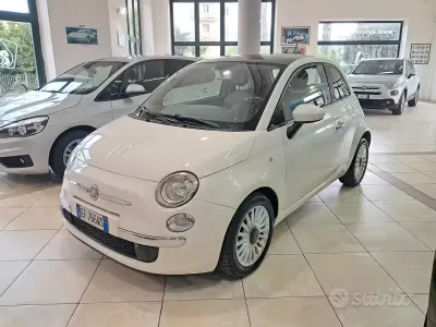 Usata Fiat 500 Lounge 69 CV (50 kW) 2010 Bianco Berlina
