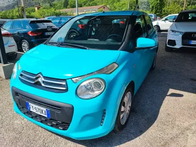 Usado Citroën C1 PureTech 82 CV (60 kW) 2017 Azul Utilitario