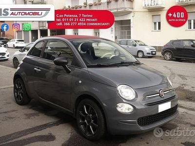 Usata Fiat 500C 70 CV (51 kW) 2022 Grigio scuro Cabrio