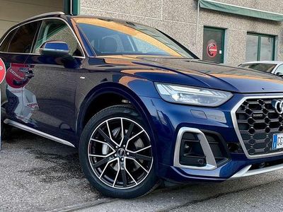 Usata Audi Q5 S-Line 265 CV (194 kW) 2021 Blu SUV