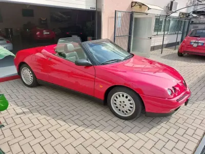 Usata Alfa Romeo Spider Lusso 192 CV (141 kW) 1996 Rosso Cabrio