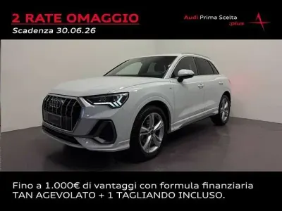 Usata Audi Q3 S-Line 150 CV (110 kW) 2024 Bianco ghiacciaio metallizzato SUV