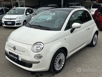 Usata Fiat 500 Lounge 69 CV (50 kW) 2009 Bianco Cabrio