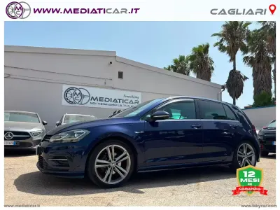Usata VW Golf VII Sport 125 CV (91 kW) 2017 Blu/azzurro Berlina