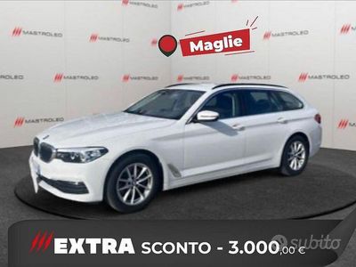 Usata BMW 518 150 CV (110 kW) 2019 Bianco Station wagon
