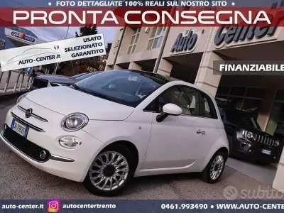 Usata Fiat 500 Lounge 105 CV (77 kW) 2016 Bianco Berlina