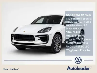 Usata Porsche Macan 245 CV (180 kW) 2021 Bianco SUV