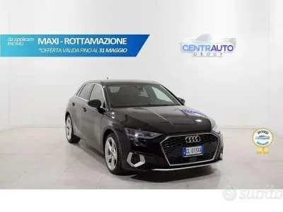 Usata Audi A3 Advanced 190 CV (139 kW) 2022 Nero Berlina