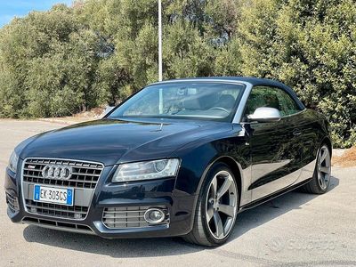 Usata Audi A5 Cabriolet S-Line 240 CV (176 kW) 2011 Blu Cabrio