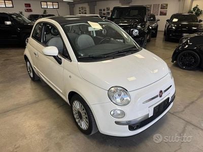Usata Fiat 500 Lounge 95 CV (69 kW) 2010 Bianco Berlina