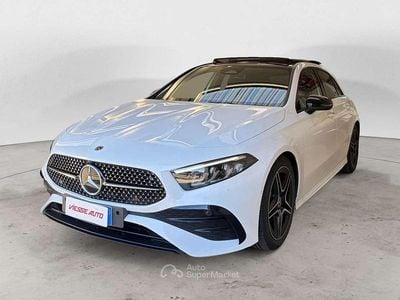 Usata Mercedes A180 AMG Line Premium Plus 136 CV (100 kW) 2023 Bianco Berlina