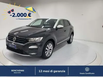Usata VW T-Roc Style 116 CV (85 kW) 2018 Grigio SUV