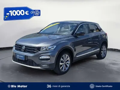 Usata VW T-Roc Style 110 CV (80 kW) 2021 Indium grey metallizzato nero SUV