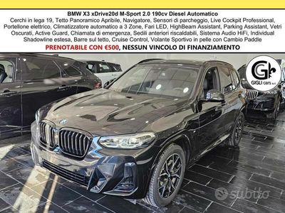 usata BMW X3 M-Sport Tetto C.Lega19" Navi PDC Msport M Sport