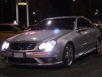 Usata Mercedes CLK500 Avantgarde 306 CV (225 kW) 2002 Grigio Coupé