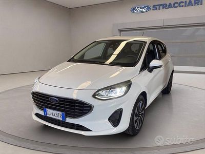 Usata Ford Fiesta Titanium 75 CV (55 kW) 2022 Bianco pastello Utilitaria
