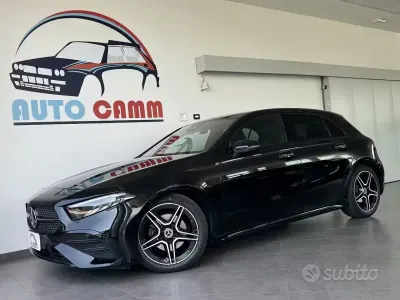 Usata Mercedes A180 AMG Line Premium 136 CV (100 kW) 2023 Nero Berlina
