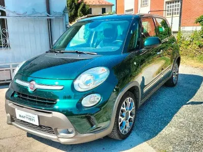Usata Fiat 500L Trekking 95 CV (69 kW) 2014 Verde Monovolume