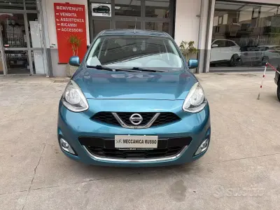Usata Nissan Micra Acenta 80 CV (58 kW) 2016 Verde Utilitaria