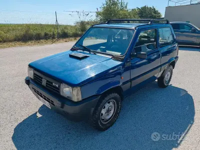 Usata Fiat Panda 4x4 Trekking 50 CV (36 kW) 1992 Blu Utilitaria
