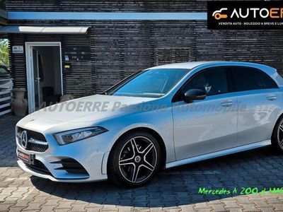 Usata Mercedes A200 AMG line 150 CV (110 kW) 2021 Argento Berlina