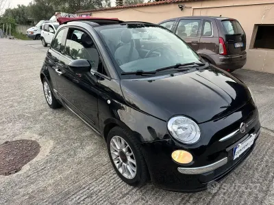 Usata Fiat 500C Lounge 69 CV (50 kW) 2010 Nero Cabrio